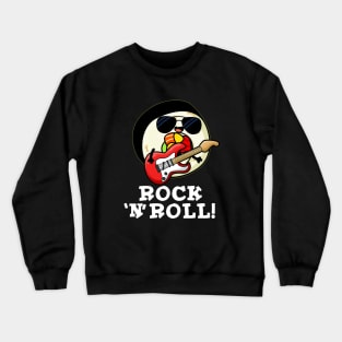 Rock n Roll Cute Sushi Roll Pun Crewneck Sweatshirt